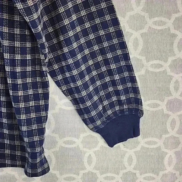 Fairway checkered Long sleeve Polo Men's L - Picture 4 of 9